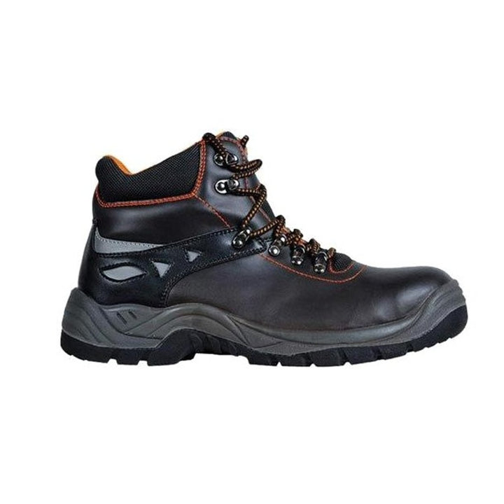 Reis BRPEAKREIS42 Sicherheitsschuhe, Schwarz-Grau-Orange, 42 Grösse