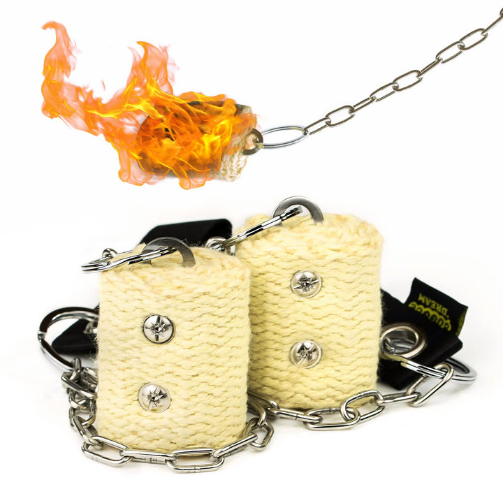 Juggle Dream 50 mm Kevlar Wicks Fire Poi