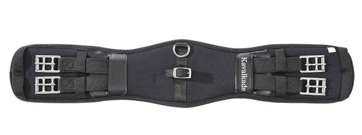 Kavalkade Sattel-Kurzgurt Memory-Foam mit Elast Black 60 cm, Black 60 cm