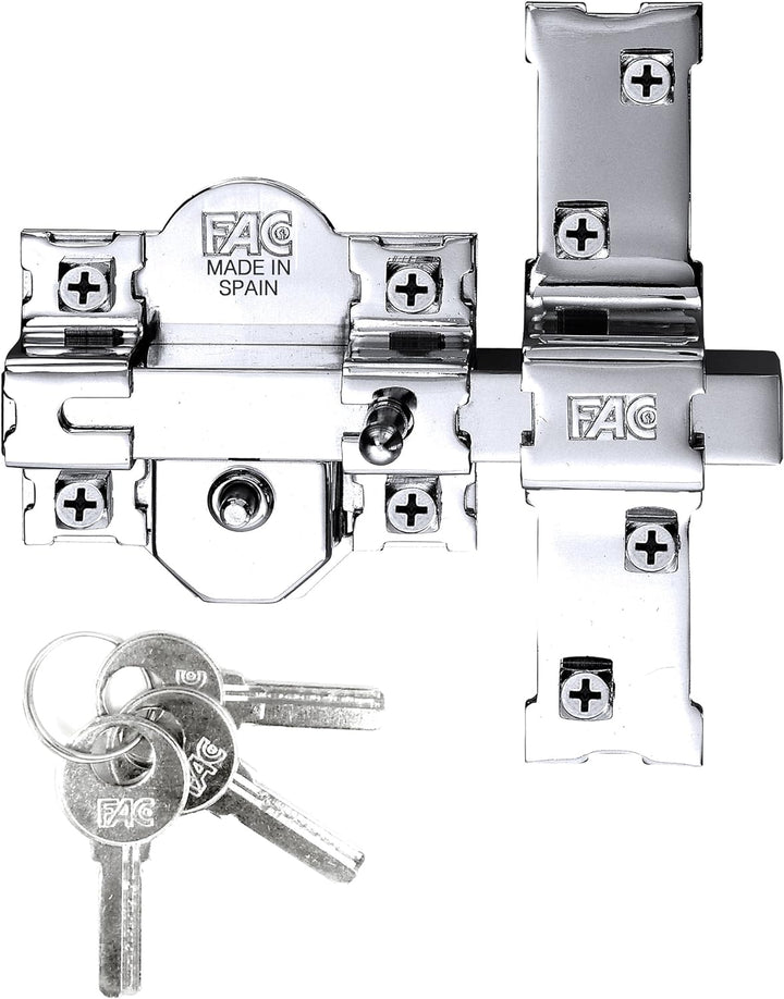 FAC 301-RP/80 - Verriegelung, vernickelt Niquelado, Niquelado