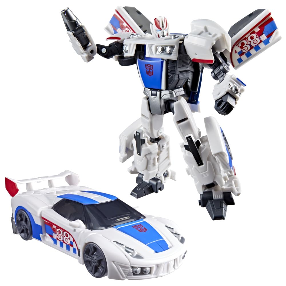 Transformers Age of The Primes Smokescreen, verwandelbare Deluxe-Klasse Action-Figur (13 cm), Robote