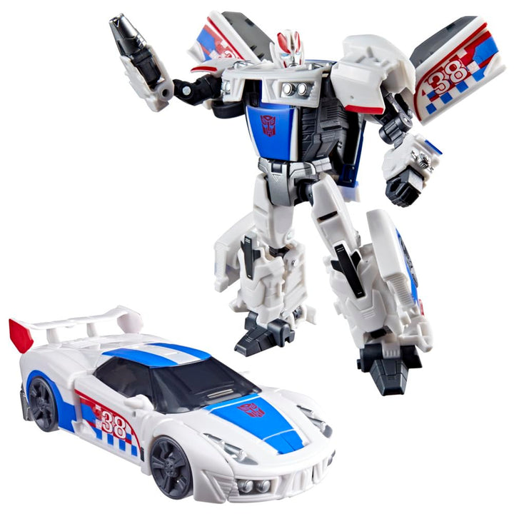Transformers Age of The Primes Smokescreen, verwandelbare Deluxe-Klasse Action-Figur (13 cm), Robote