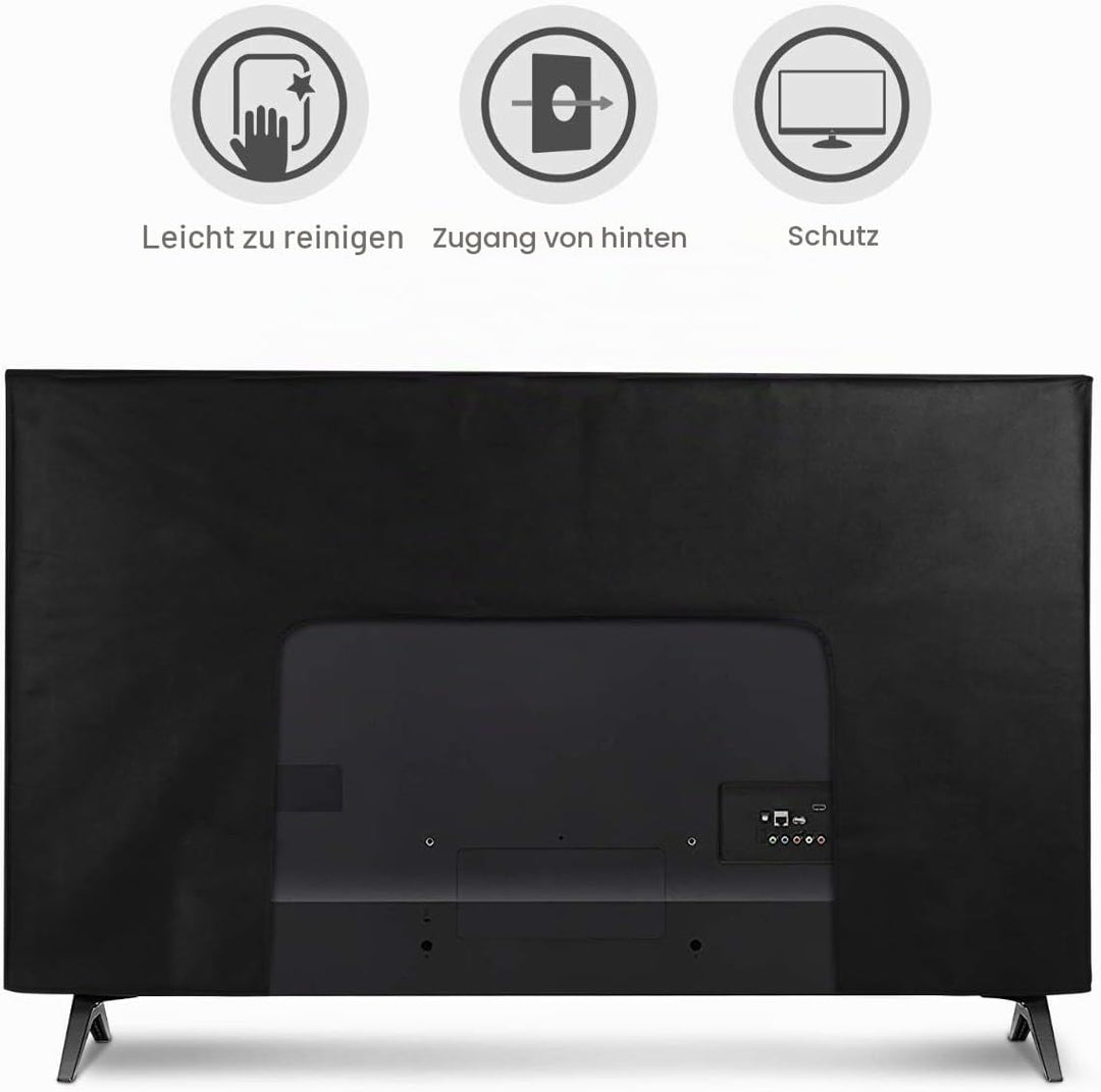 kwmobile 55" TV Hülle - Indoor Fernseher Bildschirmschutz Abdeckung - TV Bildschirm Staubschutzhülle