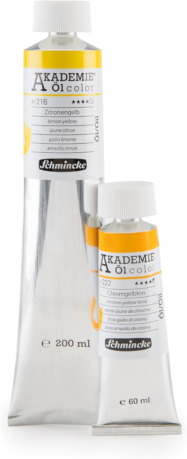 Schmincke – AKADEMIE® Öl color, feine Künstler-Ölfarben, Primär Cyan, 41 402 015, 200 ml Tube, höchs