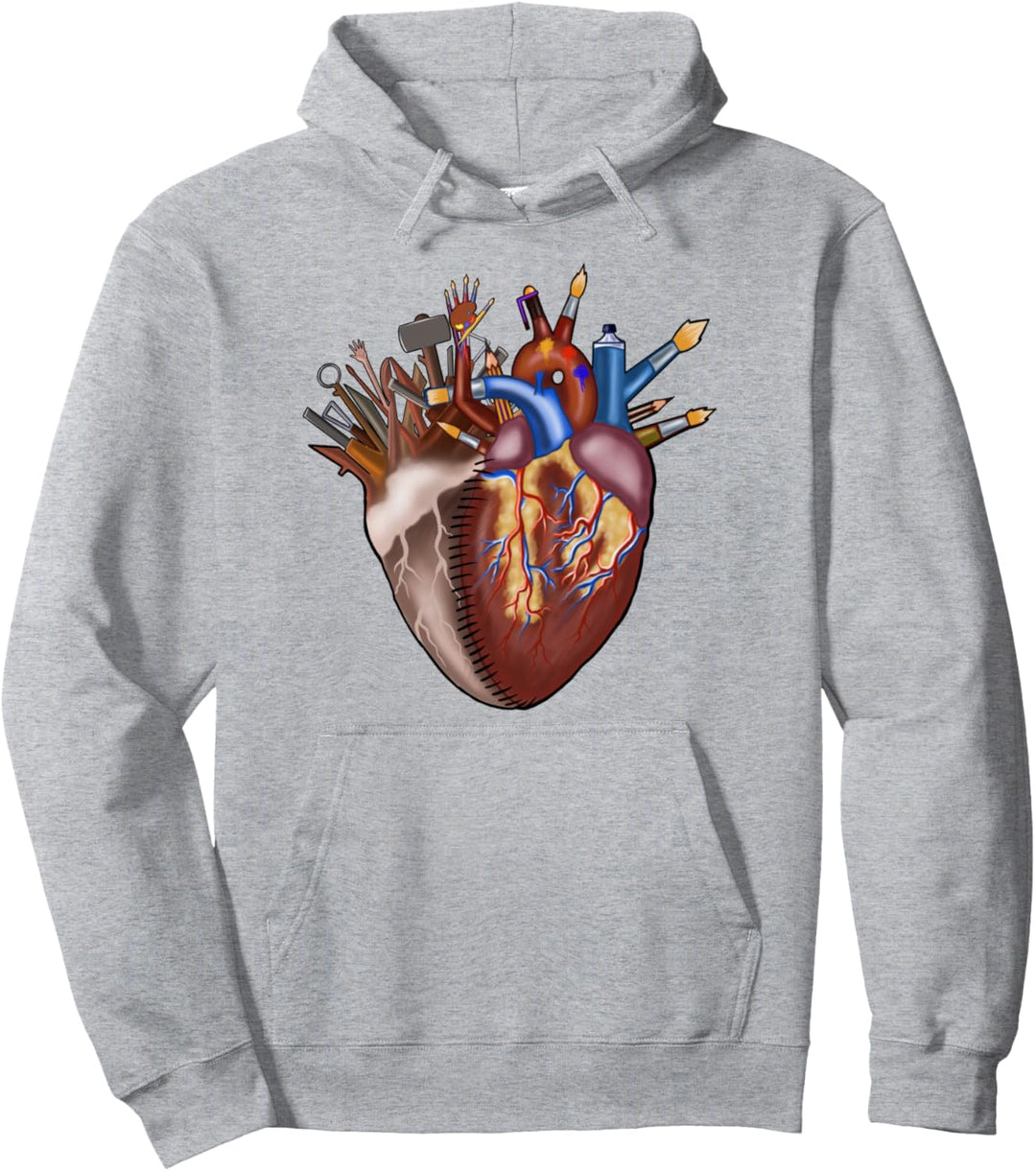 Bildhauer bildhauerisches Herz Töpferwerkzeug-Set Geschenk Pullover Hoodie