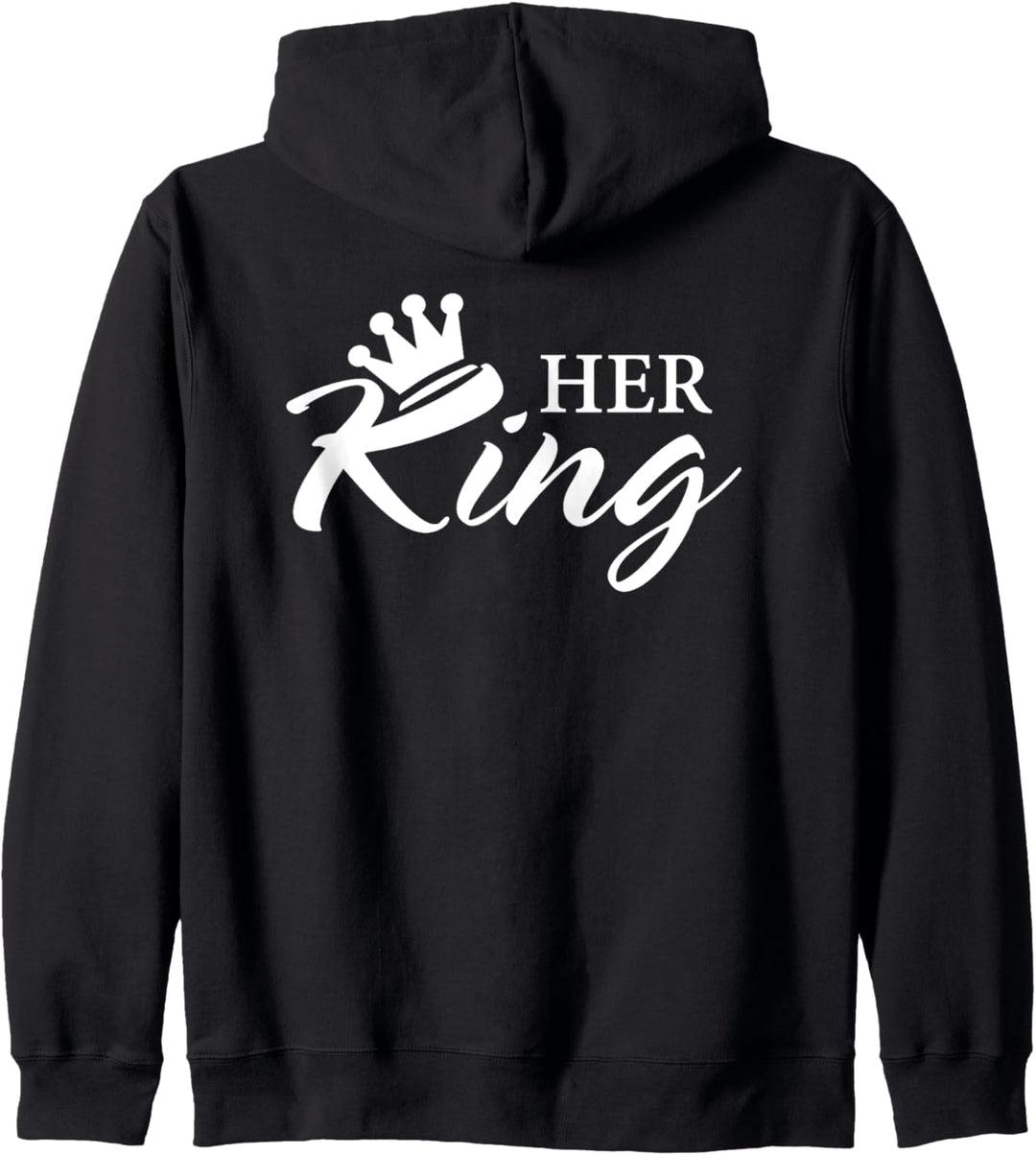 Her King His Queen Paar Liebespaar Kapuzenjacke
