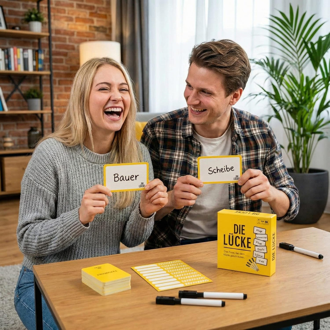 TIPSI Die Lücke – Wer Denkt wie du? | Das Lustige Spiel für Erwachsene mit schwarzem Humor | Gesells