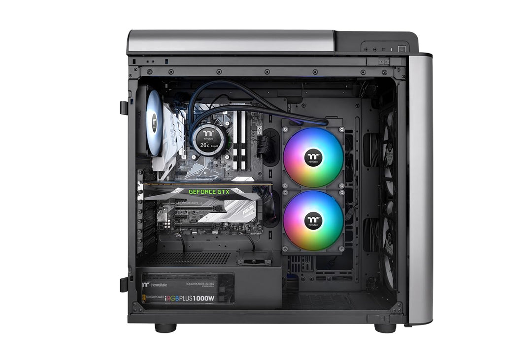 Thermaltake TH280 V2 Ultra ARGB Sync All-In-One Liquid Cooler, Schwarz 280mm Ultra ARGB Black, 280mm
