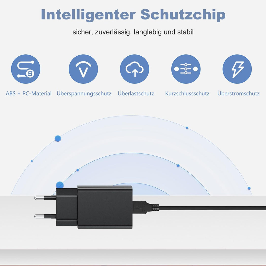 Ladekabel Kompatibel mit ‎Topipop GV09 Handstaubsauger Ladegerät für Leichter Autostaubsauger für Ti