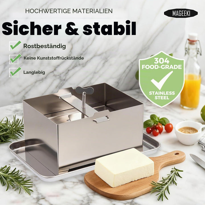 Tofupresse aus Edelstahl, Tofu-Presser, schnelle und effiziente Wasserentfernung für festen Tofu, le