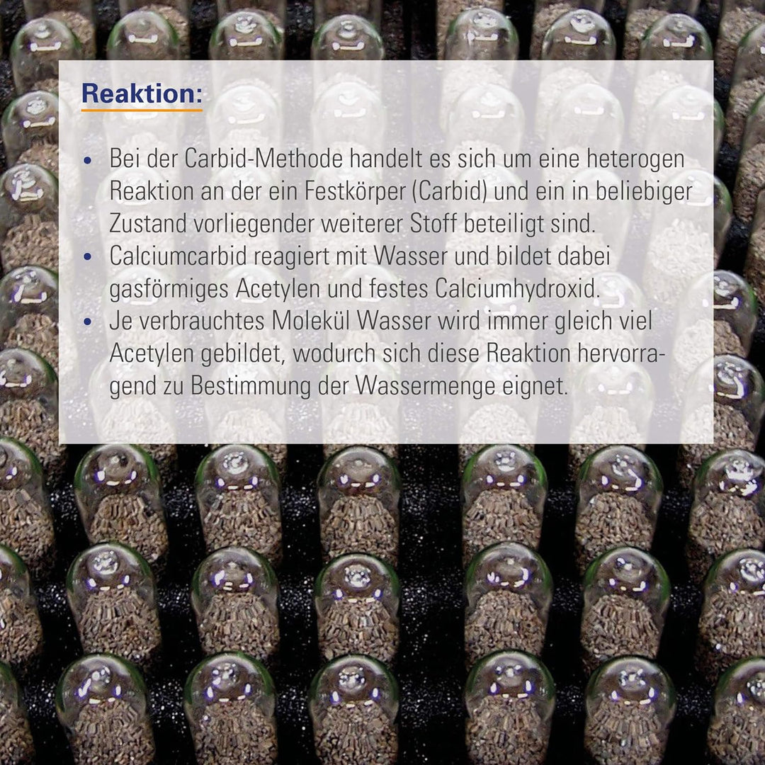 Karl Dahm CM-Ampullen zur CM-Messung, 25 Stück I Zubehör für Feuchtemessung I Calcium-Carbid-Ampulle