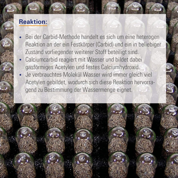 Karl Dahm CM-Ampullen zur CM-Messung, 25 Stück I Zubehör für Feuchtemessung I Calcium-Carbid-Ampulle