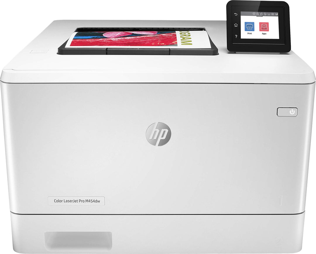 HP Color LaserJet Pro M454dw Farblaserdrucker (Laserdrucker, WLAN, LAN, Duplex, Airprint) weiss Druc