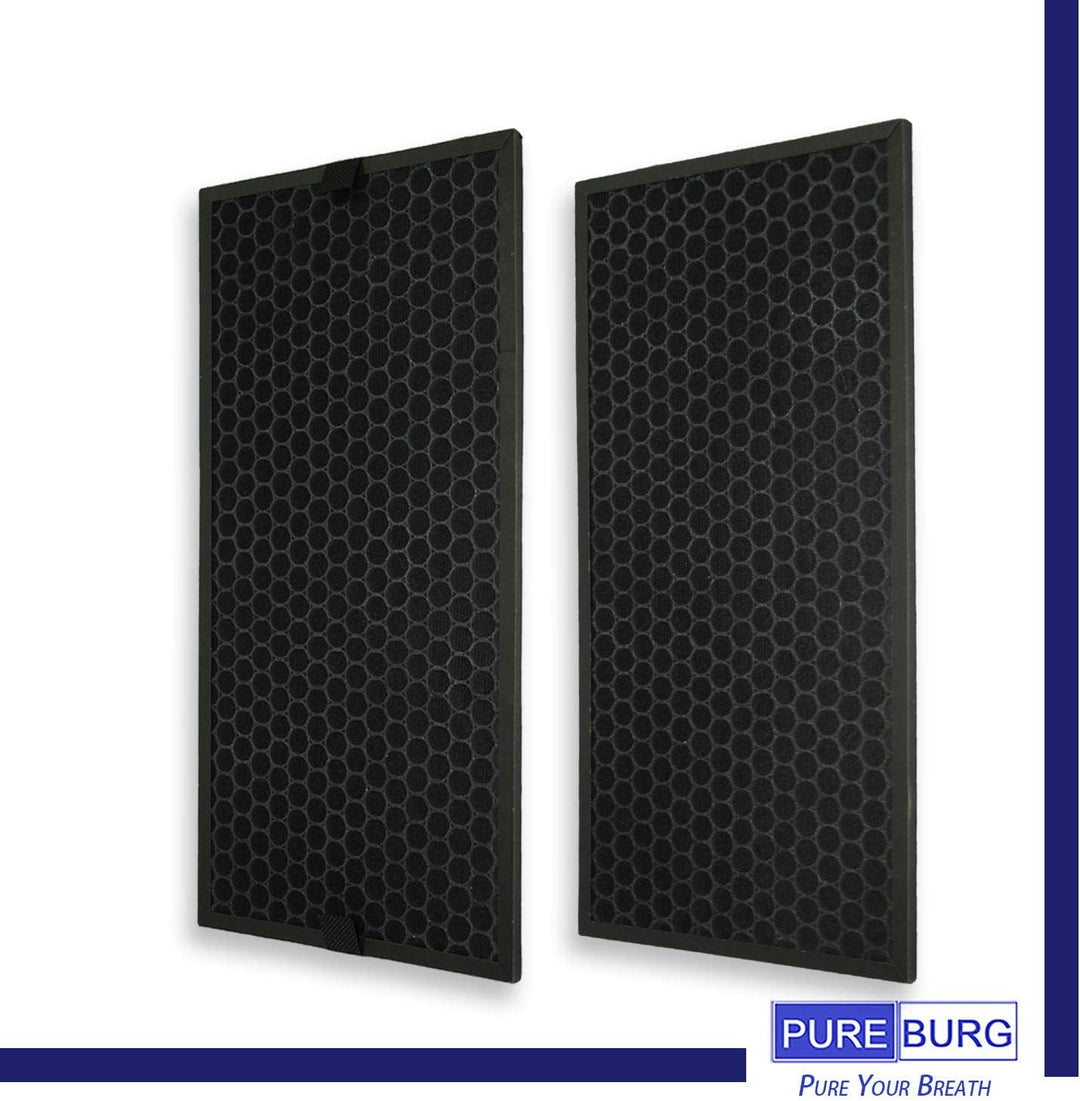 PUREBURG Ersatz-HEPA-Filter-Set, kompatibel mit Rowenta Intense Pure Luftreinigern PU40XX Serie PU40