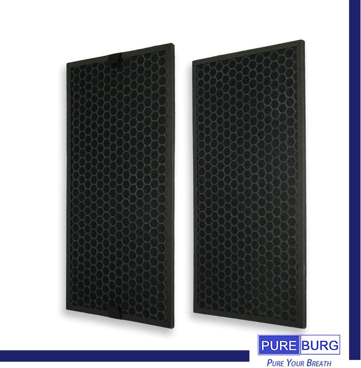 PUREBURG Ersatz-HEPA-Filter-Set, kompatibel mit Rowenta Intense Pure Luftreinigern PU40XX Serie PU40