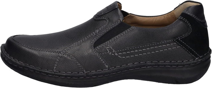 Josef Seibel Herren Slipper Anvers 63,Weite K (Extra weit),Wechselfussbett 41 EU X-Weit Schwarz 238
