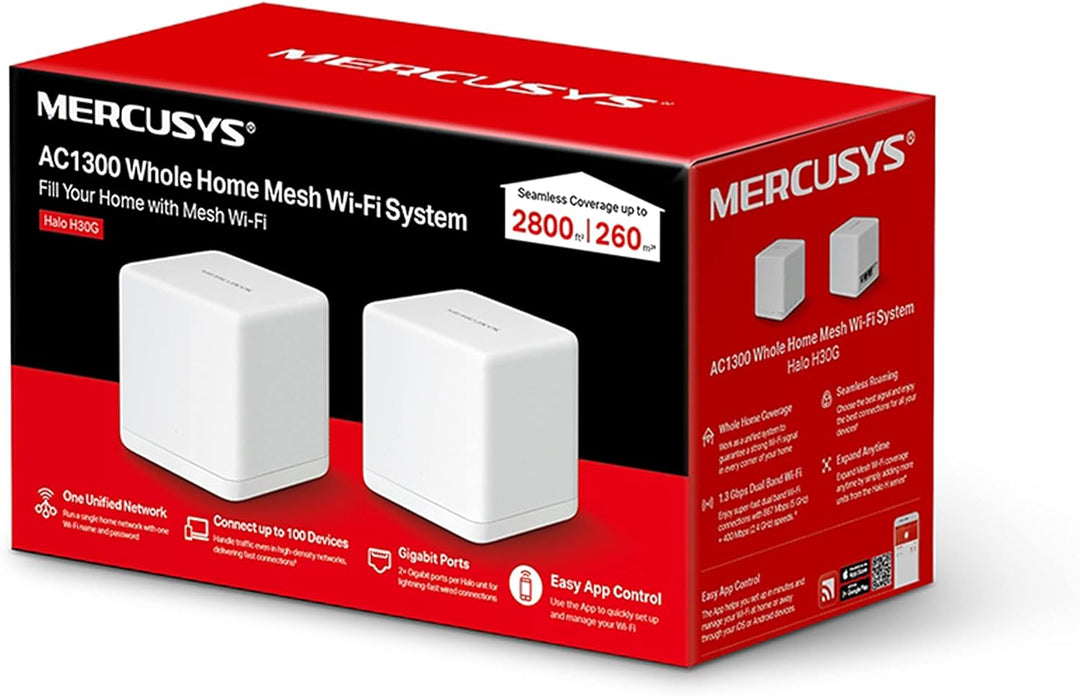 Mercusys AC1300 Whole Home Mesh Wi-Fi System