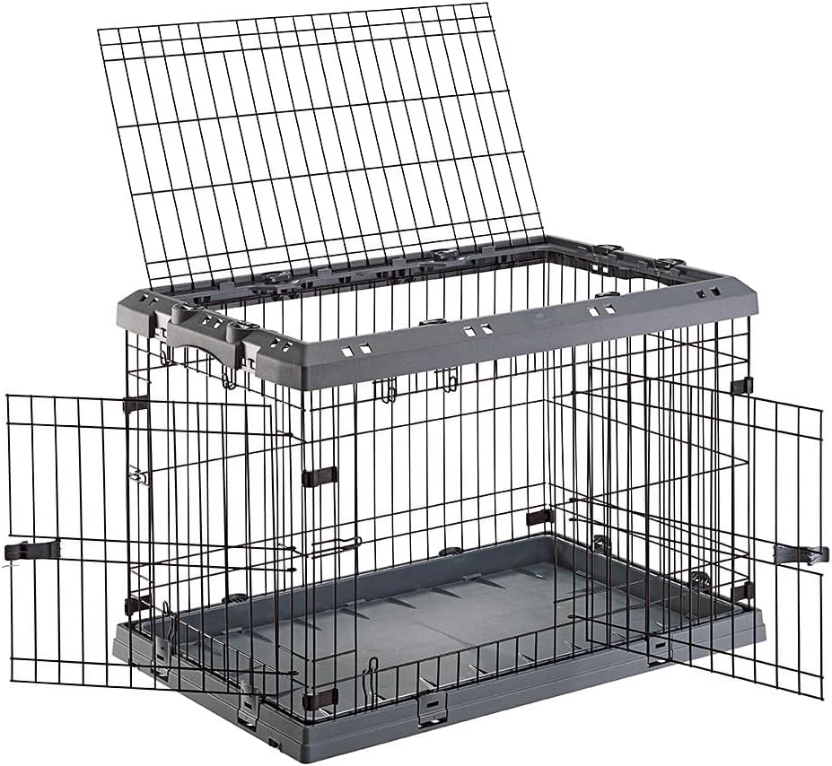 Ferplast Gabbia Cane in Metallo Gabbia Pieghevole per Cani Medi SUPERIOR 90 Recinto in metallo, con