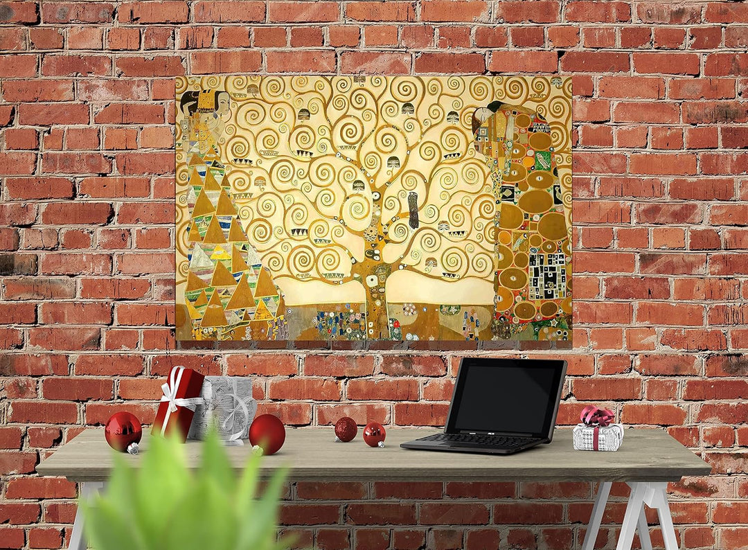 Der Baum des Lebens von Gustav Klimt Abstrakte Leinwanddrucke Wandkunst Bilder zum Aufhängen 101 x 7