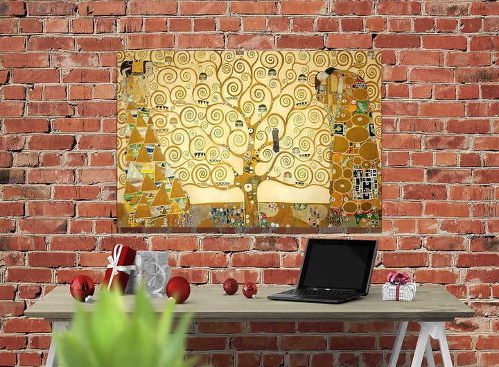 Der Baum des Lebens von Gustav Klimt Abstrakte Leinwanddrucke Wandkunst Bilder zum Aufhängen 101 x 7