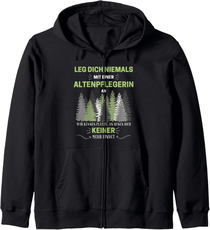 Altenpflegerin Geschenk-Idee Lustiges Kapuzenjacke