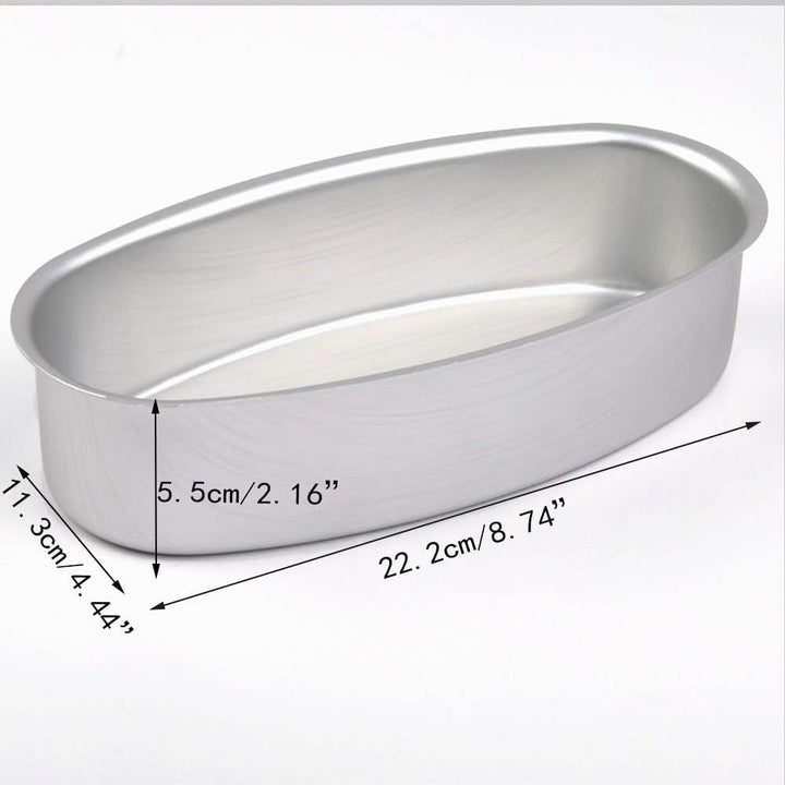 2 Stück Backformen, antihaftbeschichtet, professionelle Kastenform, 20,3 cm, ovale Form, Kuchenform,