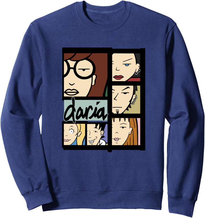 Daria Character Panels Logo Sweatshirt