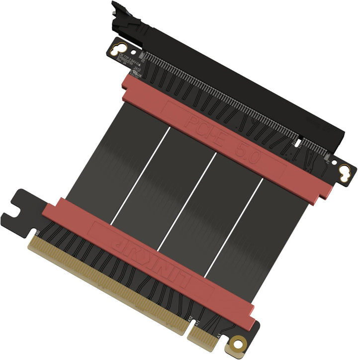 LINKUP - AVA5 PCIE 5.0 Riser-Kabel | RTX5090 RX9070 GPU Bereit | x16 128GB/s Geschwindigkeit | PCIe