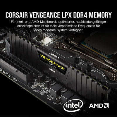 Corsair Vengeance LPX 16GB (2x8GB) DDR4 3200MHz C16 XMP 2,0 High Performance Desktop Arbeitsspeicher