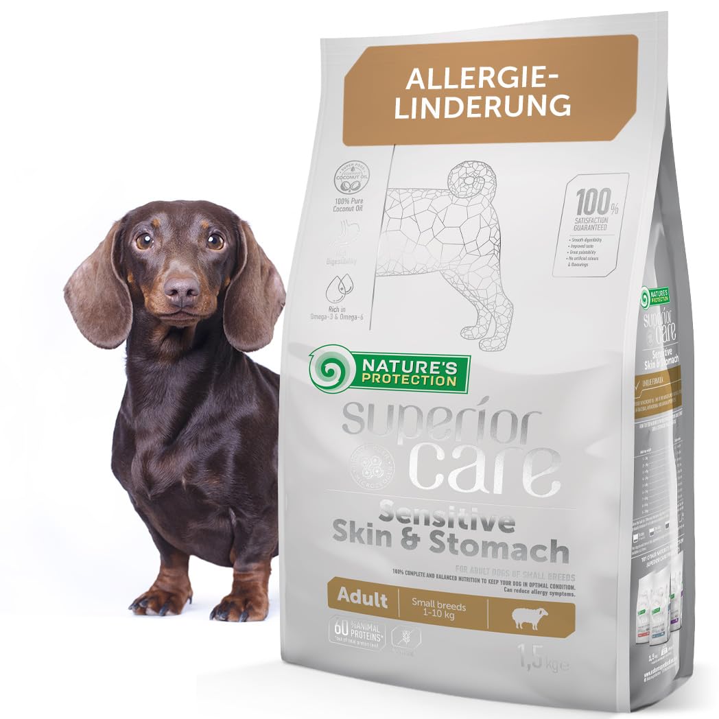 Nature's Protection Superior Care Trockenfutter für Hunde mit empfindlicher Haut und Magen - Hundefu
