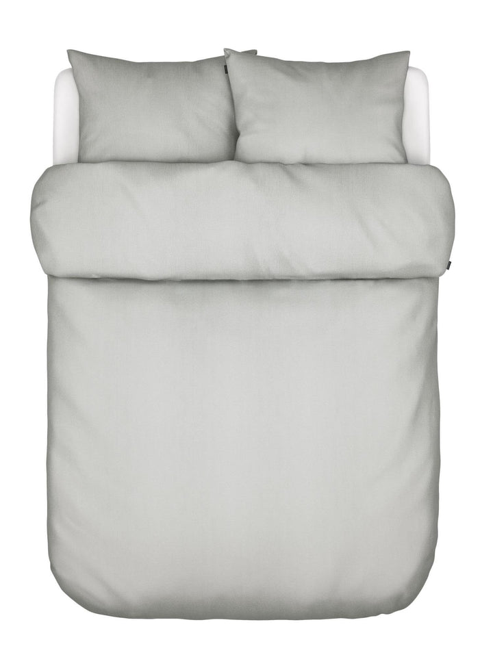 MARC O'POLO Bettwäsche Valka Grey Mist, 200x220 + 2X 80x80 cm - 100% Leinen - Uni 200x220 + 2x 80x80