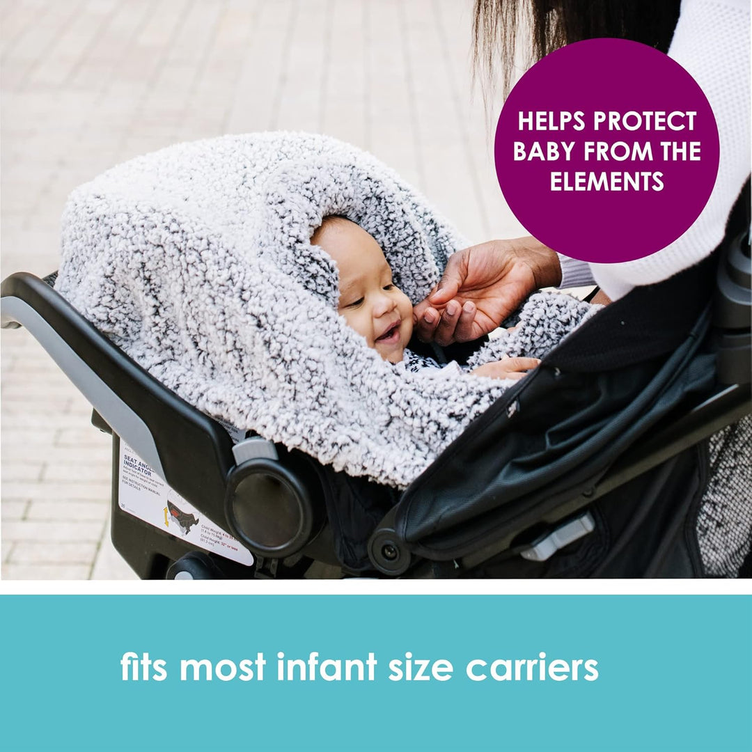 JJ Cole Winter Baby Autositzbezug - Winter Autositzbezug für Babyschale oder Kinderwagen - Babyschal