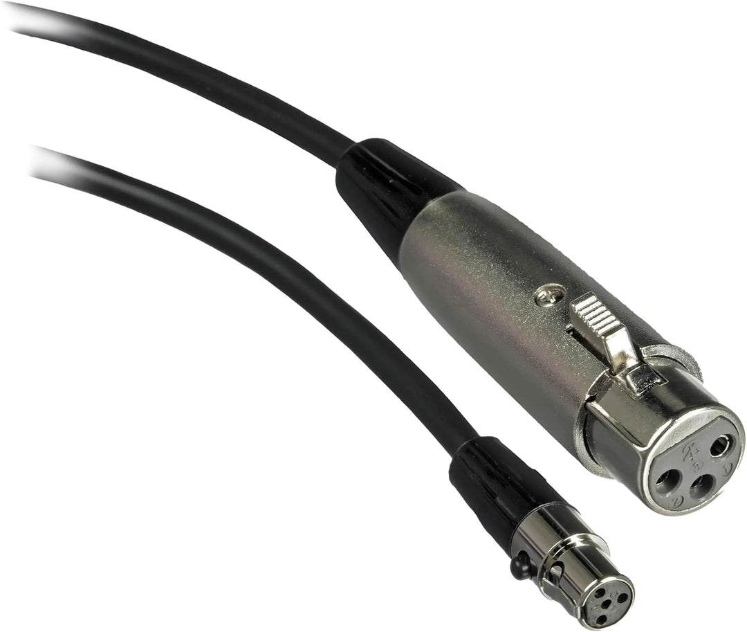 Shure WA3104 Fuss-Mikrofonadapterkabel, 4-Pin Mini Connector (TA4F) to XLR(F) Connector
