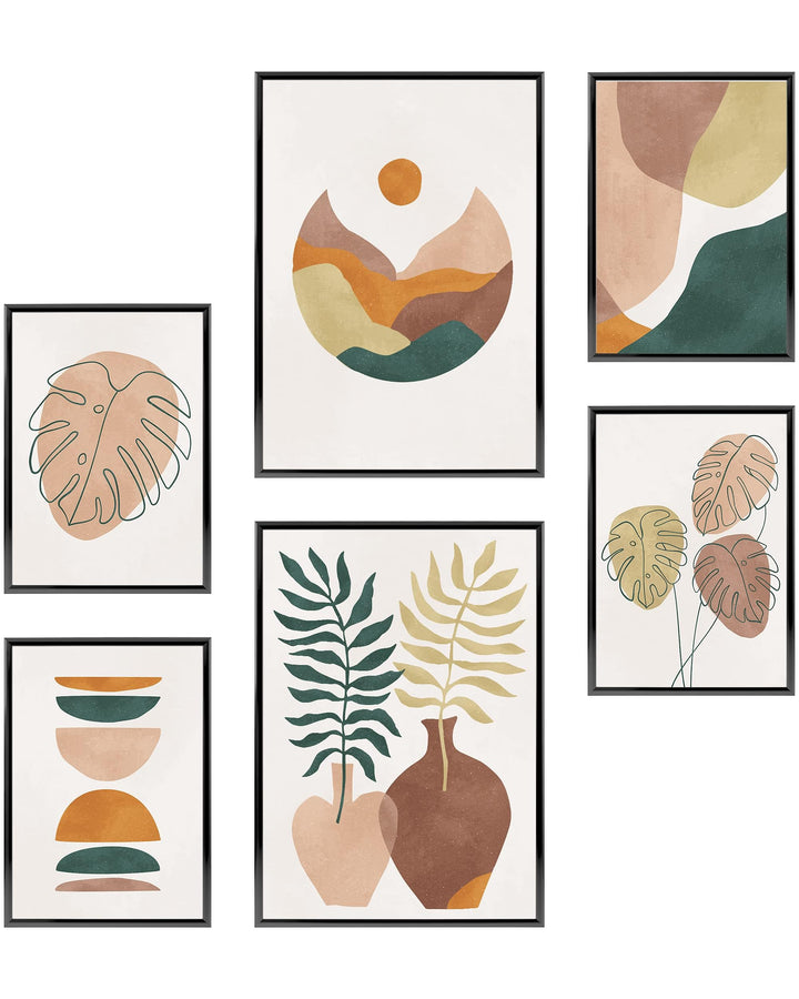 Heimlich® Premium Poster Set OHNE Bilderrahmen | 2 x DIN A3 &amp; 4 x DIN A4 - ca. 30x42 &amp; 21x30 | Stilv