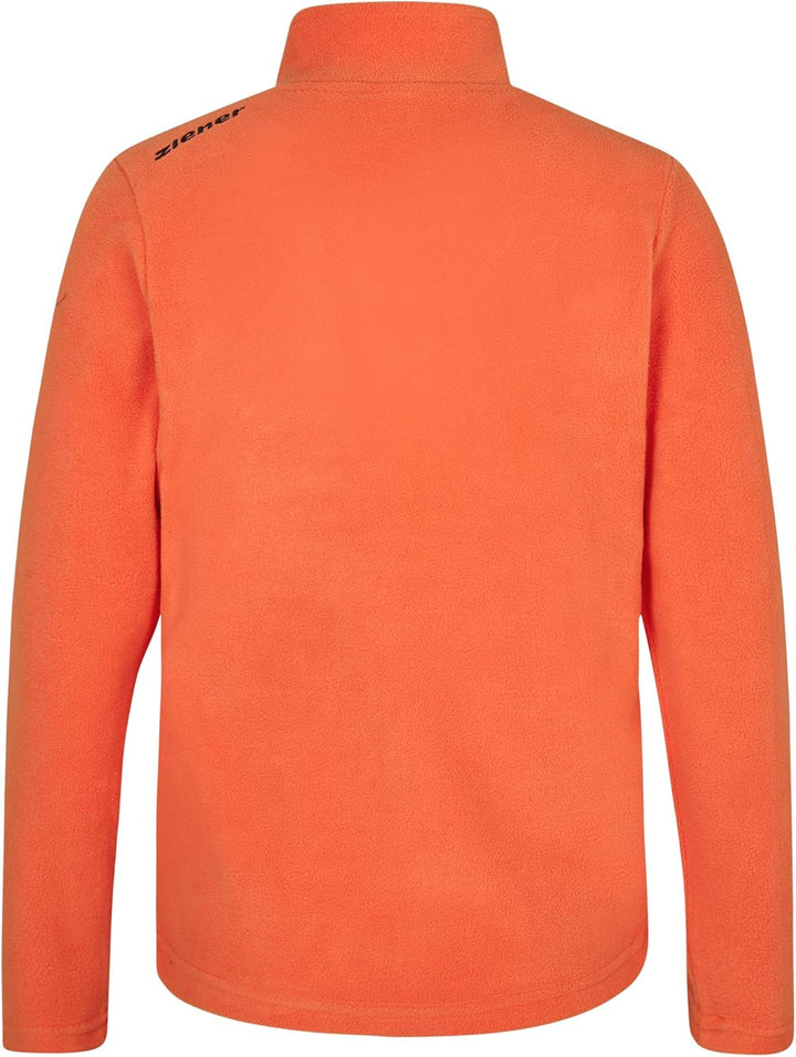 Ziener Unisex Kinder Jonki Skipullover, Skirolli, Funktions-Shirt | atmungsaktiv, Fleece, warm (1er