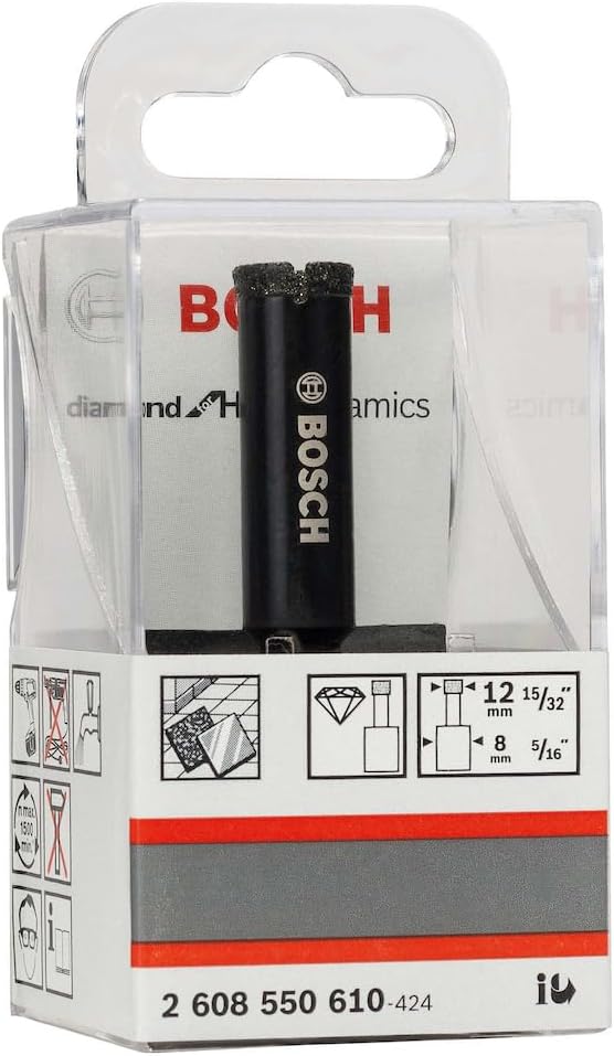Bosch Accessories Bosch Professional Diamant-Bohrer nass Diamond for Hard Ceramics (Ø 12 mm), 12 mm