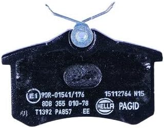 HELLA PAGID 8DB 355 010-781 Bremsbelagsatz - T1392 - Dicke/Stärke: 17.2mm - Bremssystem: Lucas - ink