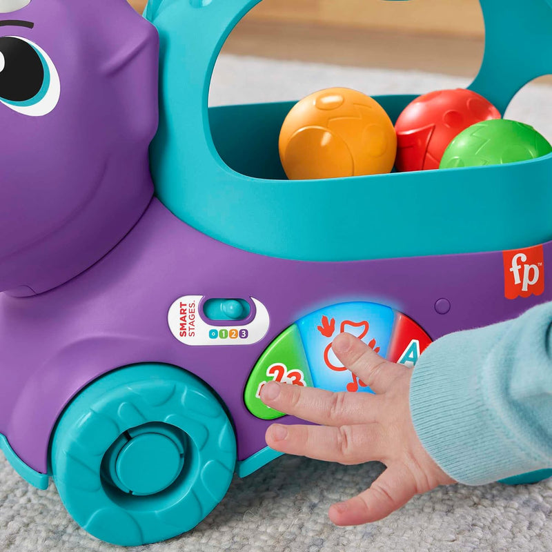 Fisher-Price Dinosaurier Schleppspielzeug mit Kugeln, Lichtern und Geräuschen, für Babys + 1 Jahr (M