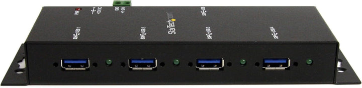 StarTech.com 4 Port USB 3.0 Hub - Industrieller USB-A Hub aus Metall mit ESD und Überspannungsschutz