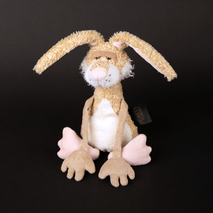 SIGIKID 39181 Lazy Bunny Beasts Town Kinder und Erwachsene Kuscheltier empfohlen ab 2 Jahren beige B