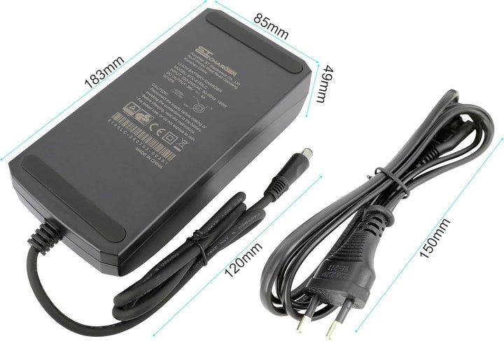 PowerSmart 4A 42V Ladegerät Ersatz für 36V AEG Akku ZZ361, mit 7,4mm Stecker, Kleiner 1-Pin