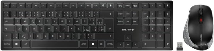 CHERRY DW 9500 SLIM, Kabelloses Tastatur-Maus-Set, Tschechisches/Slowakisches Layout (QWERTZ/QWERTY)
