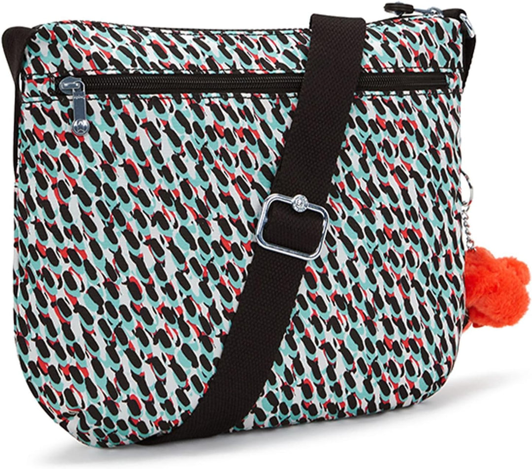 Kipling ARTO Mittelgrosse Umhängetasche Abstrakter Druck, Abstrakter Druck