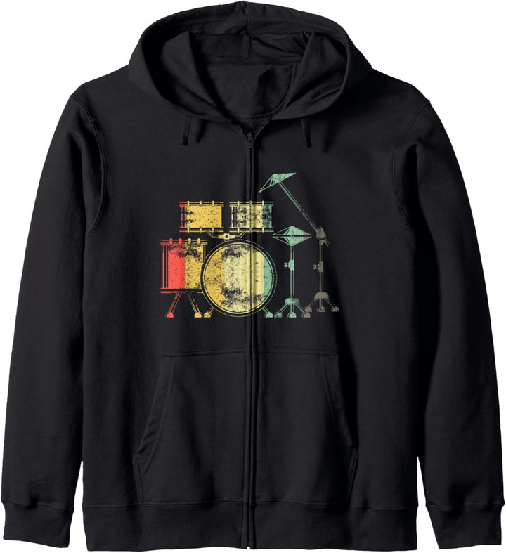 Schlagzeuger Drummer Musik Schlagzeug Kapuzenjacke