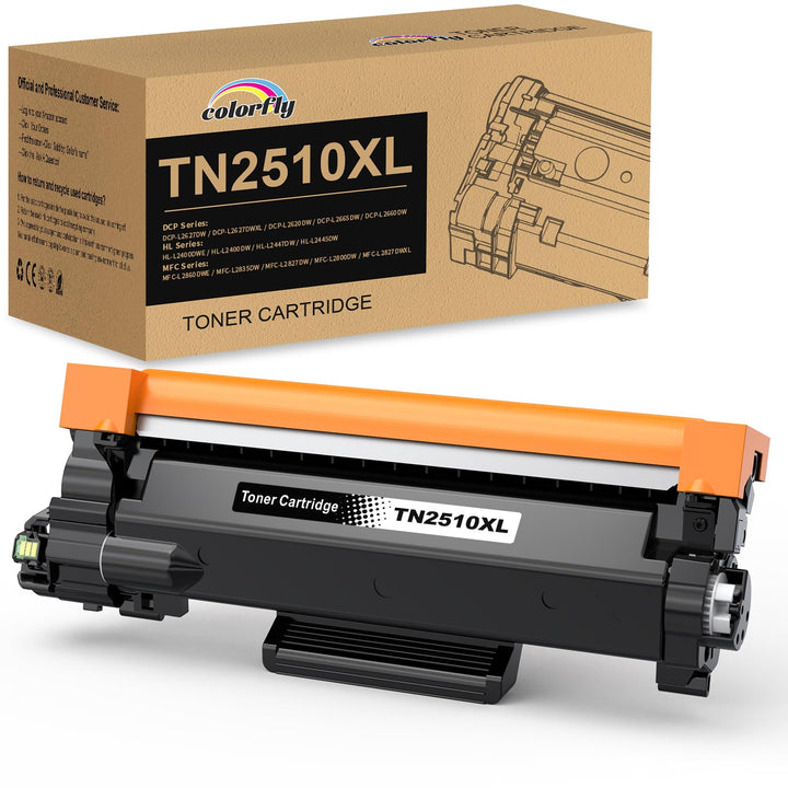 TN2510XL TN-2510XL Toner Schwarz 3000 Seiten für Brother TN-2510 für HL-L2400DWE HL-L2445DW MFC-L282