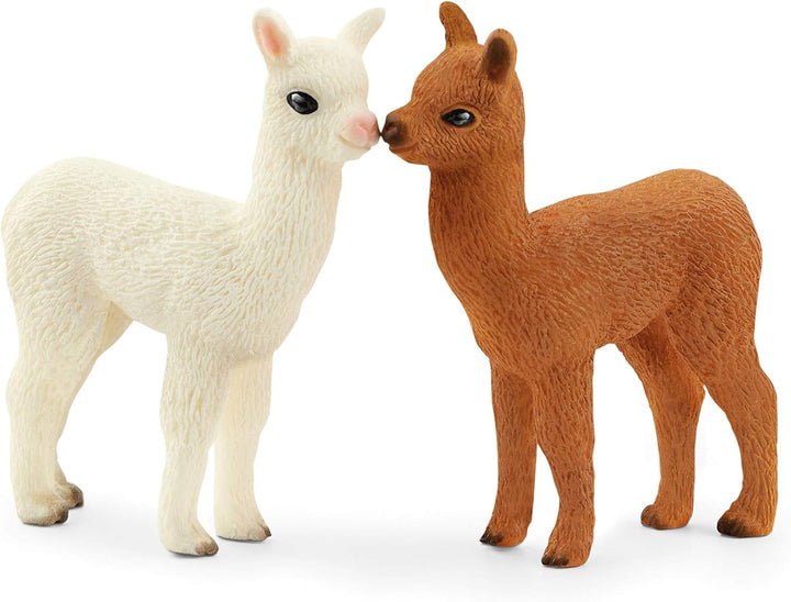 SCHLEICH 42544 Alpakafamilie, für Kinder ab 3+ Jahren, WILD Life - Spielset Single Standardverpackun