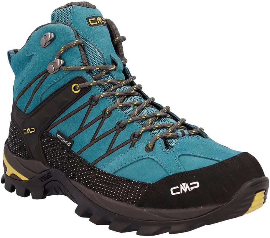 CMP Herren Rigel Mid Trekking Shoes WpTrekking-Schuhe 41 EU Nilo Gold Grün, 41 EU Nilo Gold Grün