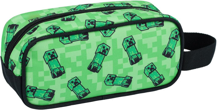 Baagl Minecraft Federmäppchen für Jungen und Mädchen, Schule Mäppchen, Federmappe, Federtasche für T