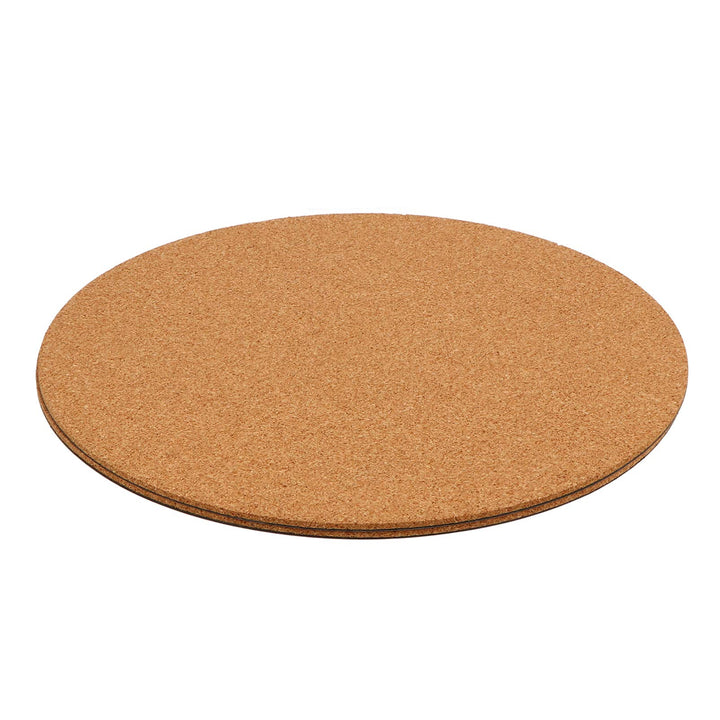YARNOW Korkuntersetzer für Pflanzen 2 Stück, Runde Topfuntersetzer aus Kork mit PP-Folie, 30 cm x 4,