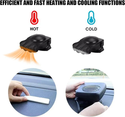 autoverwarming + Auto Fahrzeugheizung 12V 150W 2 in 1 Heizung Kühler Lüfter Windschutzscheibenentfro
